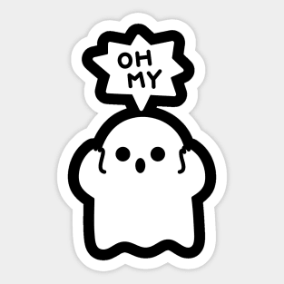 Oh My Ghost! Sticker